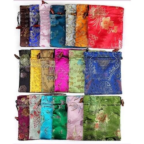 Wholesal 30pc Chinese Handmade Vintage Silk Cloth&Shoe Bag Wallet Purse Gift Bag