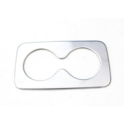 Suitable for Cadillac xt5 rear seat water cup decorative frame paste with carbon fiber xt5 modified bright patch