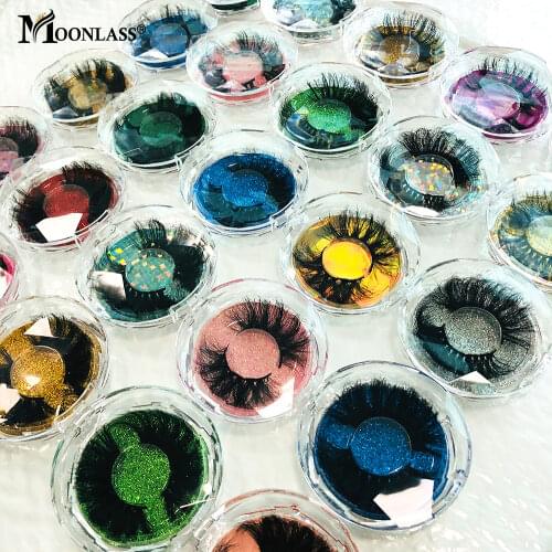 25mm Mink Lash Vendor 10/20/30/40/50 Pairs Eyelash Packaging Box Bulk Mink Lashes Wholesale Vendor Mink Eyelashes Bulk