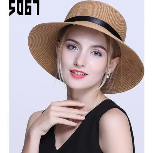 Lady Summer Straw Hat Female Edition Parent-child Model Sun Cap Summer Beach Hat Hat Fisherman Hat Summer Cap Adjust A65