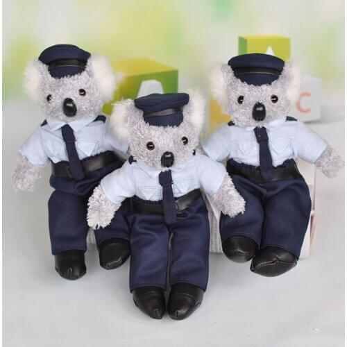High quality goods cute koala 24cm toy Navy uniform koala doll christmas gift d990