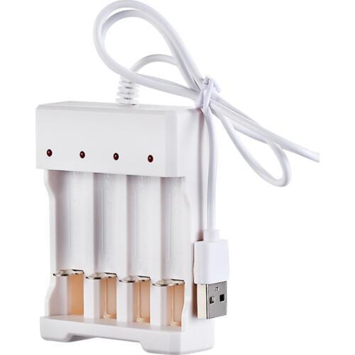 High Quality Universal Rechargeable Battery Charger DC5V 1A 1.2V 4 Slot AA/AAA Rechargeable Battery Charger Adapter USB Plug