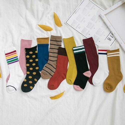 3pairs/lot Autumn Winter New Kids Cotton Socks Baby Boys Girls Infant Toddler Fashion Cartoon Sports Socks for Children Gifts