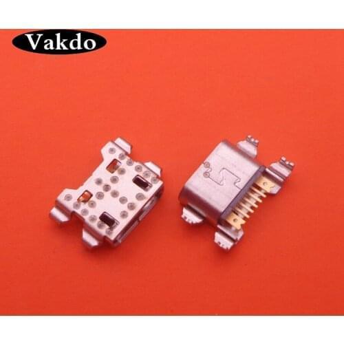 5pcs Micro Mini USB Jack Socket Connector V8 Charging Port For HTC Desire 10 Pro repair parts replacement