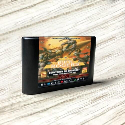 Buck Rogers Countdown to Doomsday - EUR Label Flashkit MD Card forSega Genesis Megadrive Video Game Console