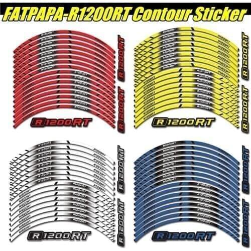 FOR BMW R1200RT Motorcycle Parts Contour Wheel Decoration Decal Sticker R1200 RT R 1200 RT