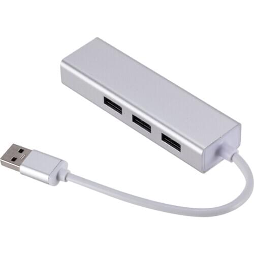 Gigabit Wired Network Card Dual System Drive Free Aluminum Alloy USB3.0 Network Card + Hub