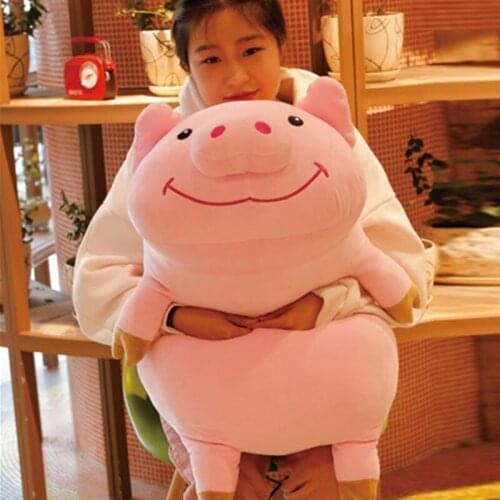 35'' Giant Soft Piggy Pig Plush Stuffed Doll Pillow Toy Animal Doll Xmas Gift Us Cotton Educational Toys Birthday Gift Rewards