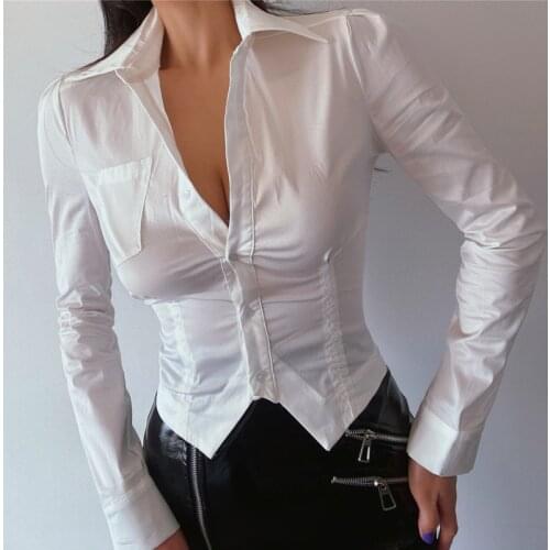 HOLYGAGA White Blouses