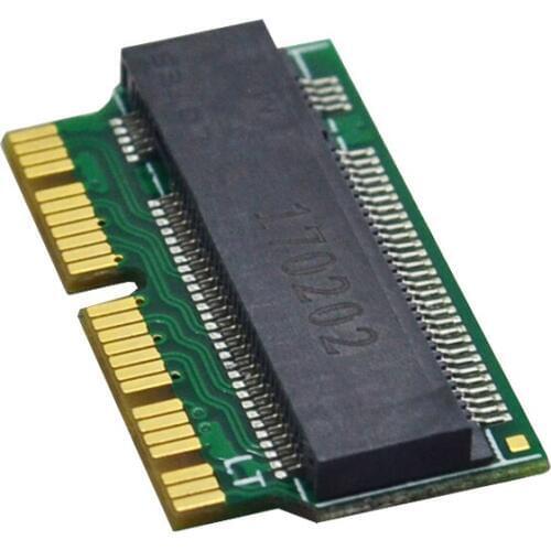 M key M.2 PCI-e NVMe SSD Adapter Card for 2013 2014 2015 MACBOOK Air A1465 A1466 Pro A1398 A1502 A1419 NGFF to MD711 MD712