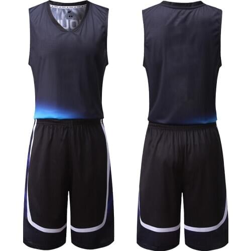 DIY basketball jerseys Set Uniforms kits Child Men Reversible Basketball shirts shorts suit Sports clothes Doubleside Sportswear