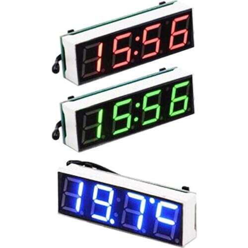 Red/Blue/Green LED Display Mini Digital 3.8v-30v Voltmeter Tester Voltage Panel Meter For Electromobile Motorcycle car#292364