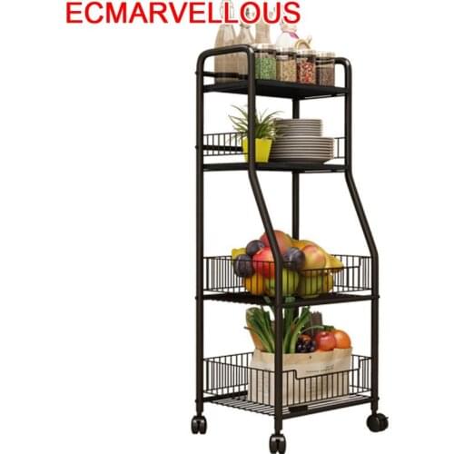 Kitchen Rack Rangement Cuisine Bathroom Sponge Holder Spice Cosas De Cocina Prateleira Estantes Organizer Trolleys Shelf