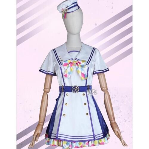 Love Live! SIF ALL STARS Cosplay Costume First Anniversary Muse Nijigasaki High School Idol Club Team Uniform 2 Role Play Dress