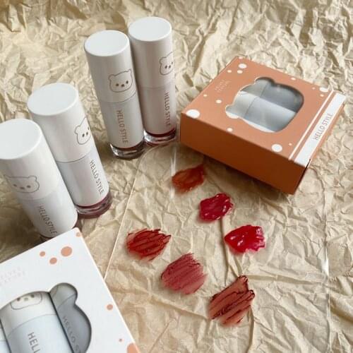 Three-pack Cigarette Tube Glazed Mirror Water Lip Glaze Lip Gloss Waterproof Moisturizing Liquid Lipstick