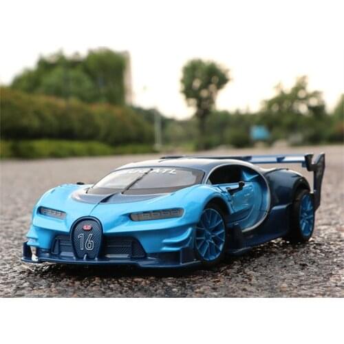 1:24 Toy Car Bugatti Vision Gt Metal Toy Alloy Car Diecasts & Toy Vehicles Car Model Miniature Scale Model Car Toys For Children