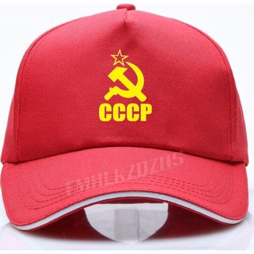 Mens baseball caps CCCP Russian 3d Visors Men USSR Soviet Union Man Moscow Mens Hip Hop Caps