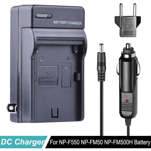 NP-F550 NP-FM50 NP-FM500H Battery Charger For Sony FM55H QM71 NP-F570 F750 F960 F970 A200 A200K A200W A300 A350 A450 camera