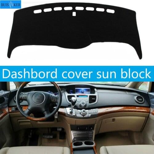 For Honda odyssey 2004 2005 2006-2008 Dashboard Cover Sun Shade Non-slip Dash Mat Pad Carpet Car Stickers Interior Accessories