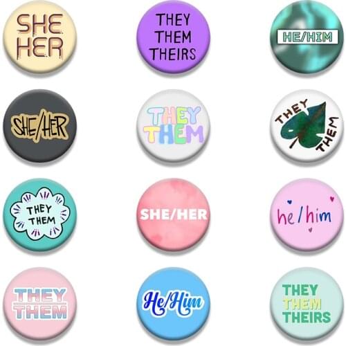 Rainbow Badge Lapel Heart LGBT Design Metal Cute Pins Nonbinary Genderfluid Gay Brooch Love and Peace Jewelry Bisexual Pansexua