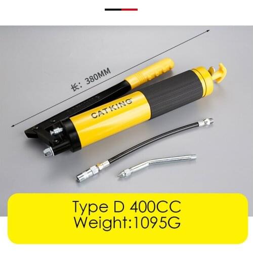 Lubrication Vehicles Car Auto Trucks Hand-operated Grease Gun Oil Pump Zinc Alloy Rod Type Grease Gun Repair Tool
