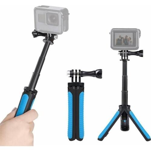 For GoPro Shorty Mini Extension Pole with Tripod for GoPro Hero 8/7/5/4/3+/3 Xiaoyi 4K Sport Camera Mobile Phone Accessories
