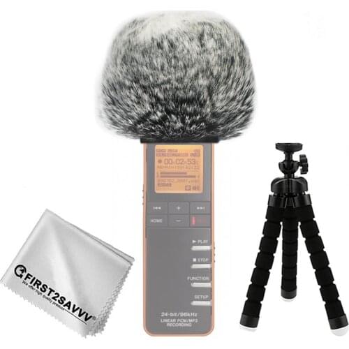 Outdoor Portable Digital Recorders Furry Microphone Mic Windscreen Wind Muff for Tascam DR-08 DR08
