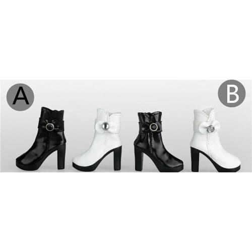 1/6th Womens Middle Tube with Bow-knot Boots Model for 12" Body Figure