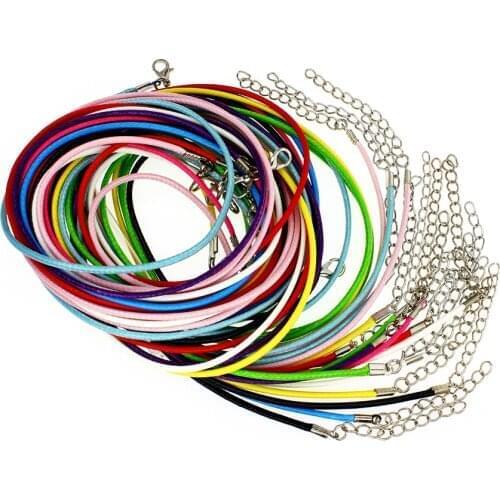 1 pc 2mm Wide Hand-made DIY Color Good Quality Chain Necklace 70+5cm Length