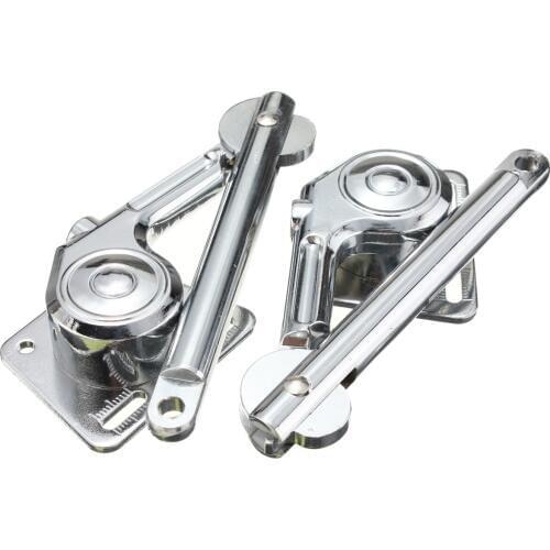 2 Lift Up Lid Support Door Stay Piston Hinge Kitchen Cupboard Cabinet Soft Close