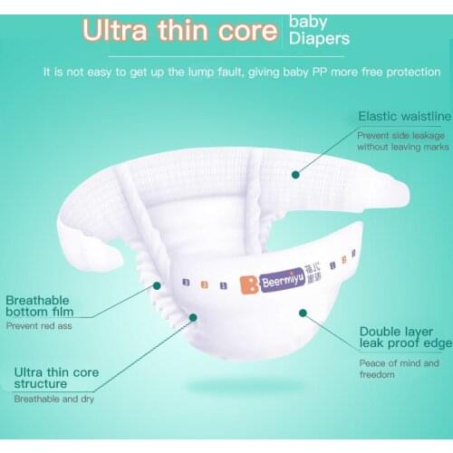 Beliere Honey Talk Lara Pants Good Night Library Baby Growth Pants Super Absorbent Children 5 Piece Lara Pants