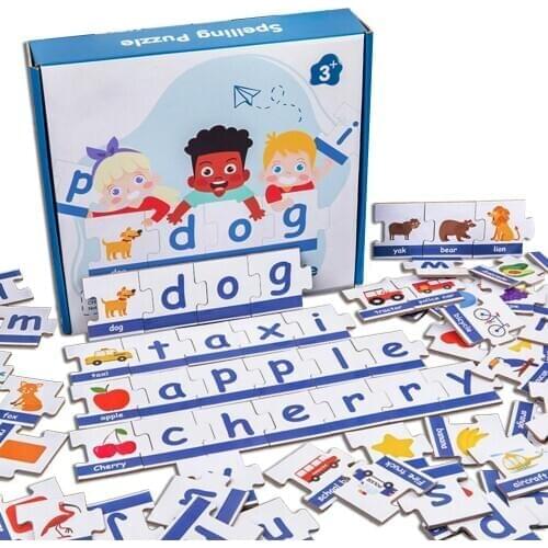 90 Pcs Spelling Word Games Early Education Toys Spelling Toys Alphabet Cognitive Toys English Enlightenment Educational Toys
