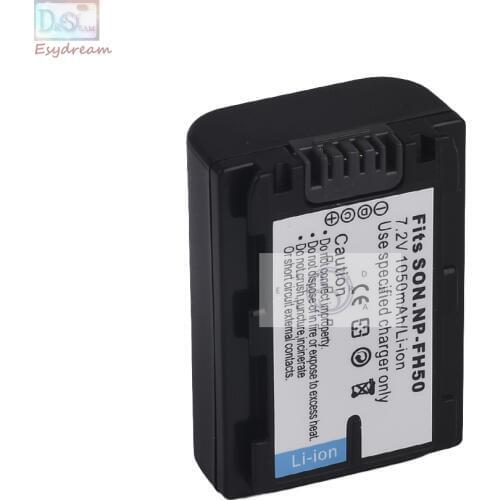 FH50 NP-FH50 1050mAh Battery for Sony HDR-UX5E HDR-HC7E HDR-HC5E DCR-SR300E DCR-SR42E DCR-SR62E 908E PM097