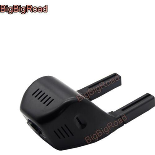 BigBigRoad For jeep renegade patriot Liberty grand cherokee Compass Wrangler tj jk Car Wifi DVR Dual lens Dash Cam