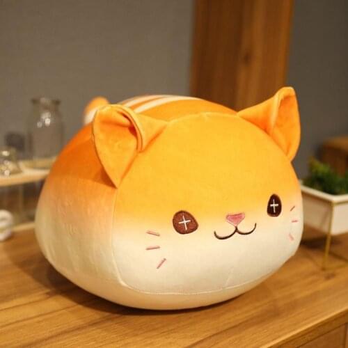 30cm Kids Simulation Bread Cat Shaped Stuffed Doll Plush Toy Sofa Car Decor Soft Cushion Pillow Girl Valentine Birthday Gift