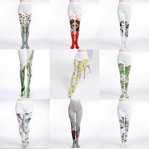 Designer Fashion High Quality Flexible Print Tights Paint Pattern Pantyhose Soft Winter Flower Stockings For Womens Girls