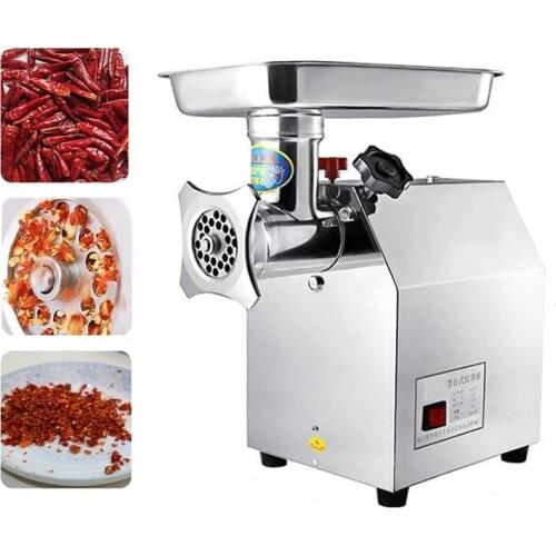 850W Electric Meat Grinder For Commercial Home Stainless Steel Housing Heavy Duty Meat Mince Sausage Stuffer Food Processor