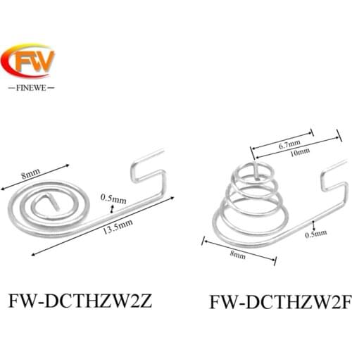 FINEWE 10 pair/lot battery contact spring positive and negative spring FW-DCTHZW2ZF