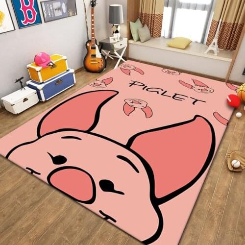 Disney Winnie the Pooh Baby Play Mat Geometric Carpet Living Room Bedside Queen Childrens Play Area Carpet Childrens Room Craw