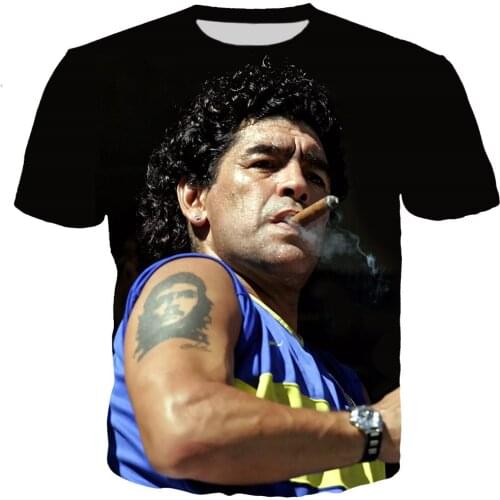 Maradona Men/women New 3D Printed T-shirts Casual Harajuku Style Tshirt Streetwear Tops Dropshipping