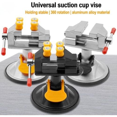 Table Vise Household Workbench Toggle Clamp Pliers Adjustable Jaw Screw Quick Positioning Fixture 360 Degree Rotating