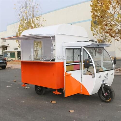 New Food Motorcycle Cheap Hamburger Van Thailand Sushi Cart Ice Cream Three Wheels Food Truck