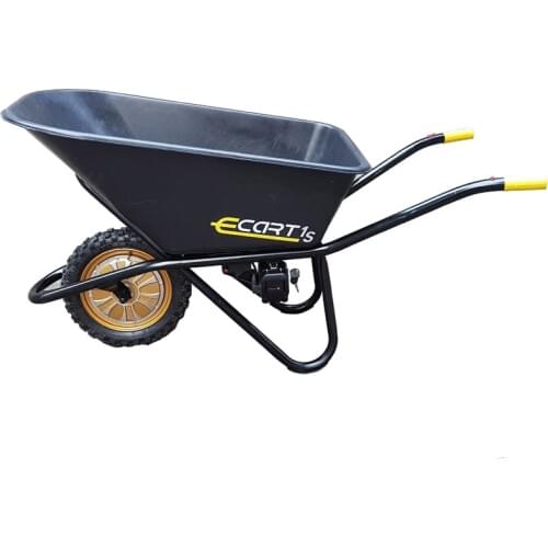 One wheel garden orchard tractor barrow heavy duty trolley electric dump cart tools
