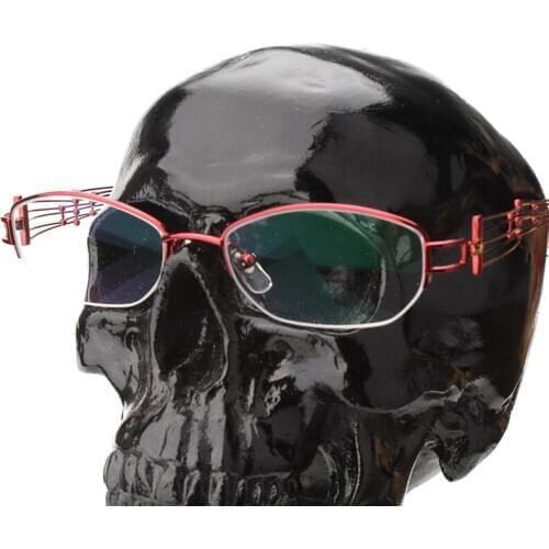 Resin creative fashion jewelry retro gifts Skull Sunglass Display Rack Shelf Show Stand Jewelry Holder for Glasses Showcase