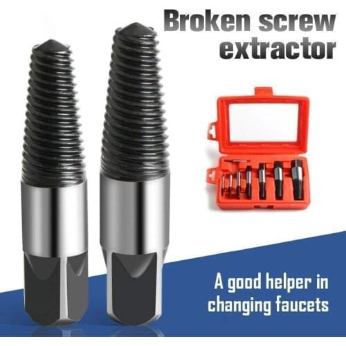 Damaged Screw Extractor Drill Bit Set Stripped Broken Screw Bolt Remover Easily Take Out Demolition Tools