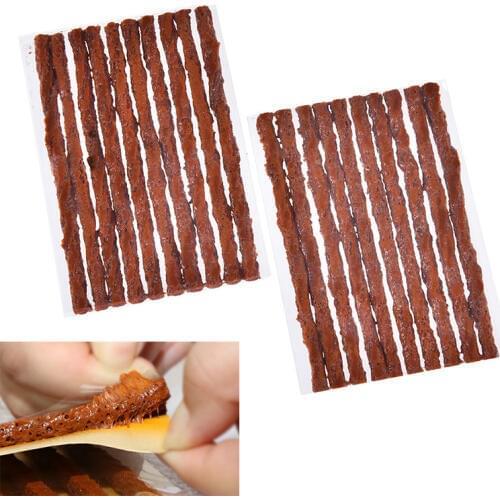 20pcs(2sheet) tyre repairing rubber strips 3.5mmx100mm Bicycle tire repair tools Quick Tire Leaks Repair strips