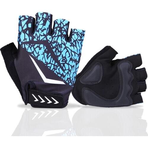 Cycling Gloves Anti-slip Half Finger Bike Accessories MTB Running Breathable Gym Gloves Short Finger Summer Men Women