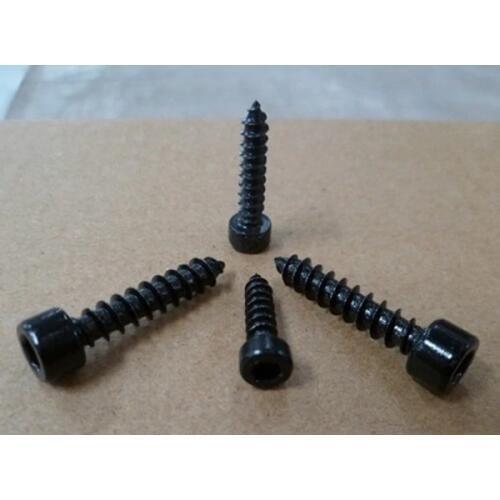 Internal Hex self-tapping Screw M4 x 16mm Dedicated for Fixing Speaker Black 32pcs / lot Free Shipping