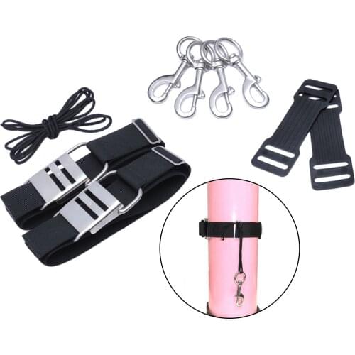1 Set Heavy Duty Scuba Diving Dive Tank Strap Band with Stainless Steel Buckle Safety Equipments