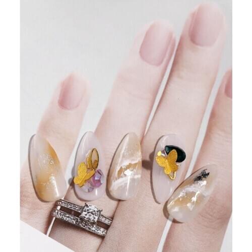 28 Grids/set New Nail Art Jewelry Mixed Pearl Rivet Steel Ball Shell Full Set of Rhinestones & Decorations Box T1651